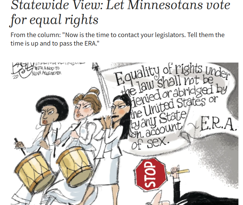 Statewide View: Let Minnesotans vote for equal rights